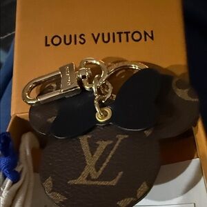 Louis Vuitton Minnie Mouse Monogram Brown and Gold Key Holder